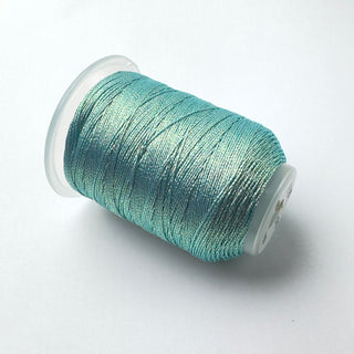 gelbes Lurex-Häkelgarn, volle Länge 45 m, Dicke 0,6 mm 