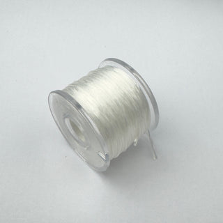 Filo Silicone Elastico Bianco 1 mm - Bobina da 100 mt