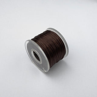 Filo Silicone Elastico Marrone 1 mm - Bobina da 100 mt