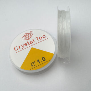 Transparenter elastischer Silikonfaden 0,6 mm – 6 m Spule