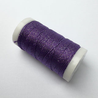 gelbes Lurex-Häkelgarn, volle Länge 45 m, Dicke 0,6 mm 