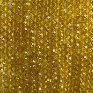 filo di cristallo cipolla 6 mm  colore oro