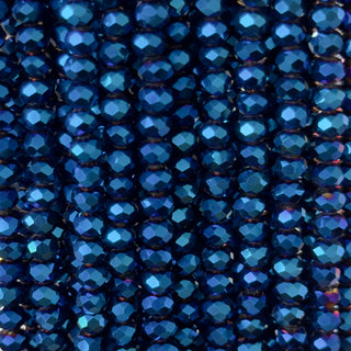 filo di cristallo cipolla 6 mm colore blu notte metallizzato