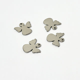 Charm in Acciaio Angioletto 15 mm- 4 pz