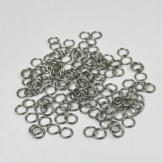 Anellini Aperti in Acciaio 6,5mm x 1 mm - 100 pz