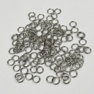 Anellini Aperti in Acciaio 6,5mm x 1 mm - 100 pz