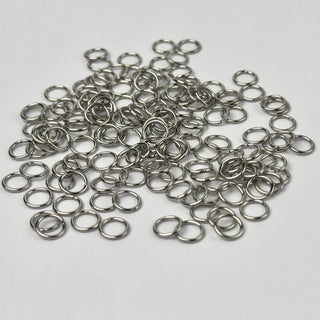 Anellini Aperti in Acciaio 6,5mm x 1 mm - 100 pz