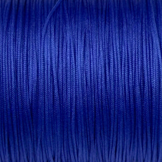 Filo Poliestere Cerato Blu Elettrico 0.6mm - Bobina da 40 mt