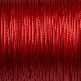 Filo Cotone Cerato Sintetico Rosso 1 mm - Bobina da 80 mt