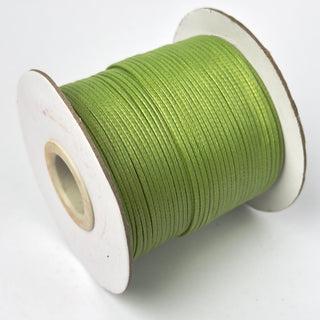 Filo Cotone Cerato Sintetico Verde Chiaro 1 mm - Bobina da 80 mt