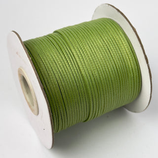 Filo Cotone Cerato Sintetico Verde Chiaro 1 mm - Bobina da 80 mt