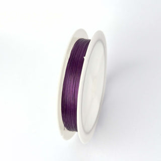 Cavetto in Acciaio Viola 0,3 mm - Bobina da 20 mt