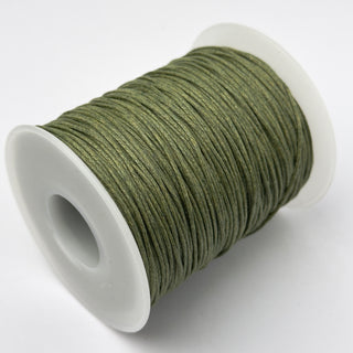 Filo Cotone Cerato Verde 1 mm - Bobina da 90 mt