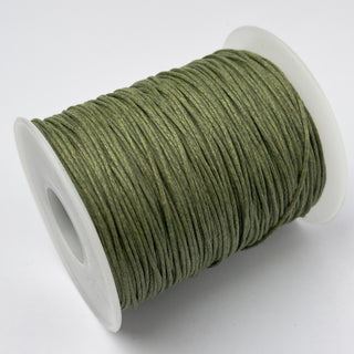 Filo Cotone Cerato Verde 1 mm - Bobina da 90 mt