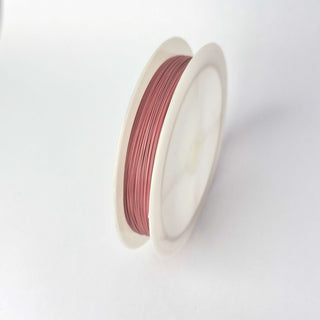 Cavetto in Acciaio Rosa 0,38 mm - Bobina da 20 mt