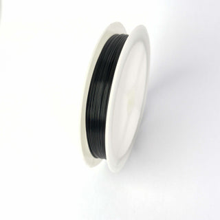 Cavetto in Acciaio Nero 0,38 mm - Bobina da 20 mt