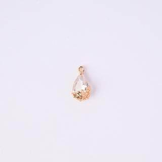 Pendente Zirconi Effetto Diamante Goccia 15x8mm