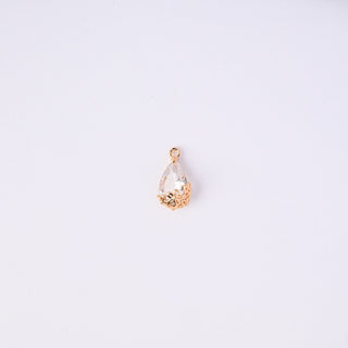 Pendente Zirconi Effetto Diamante Goccia 16x10mm