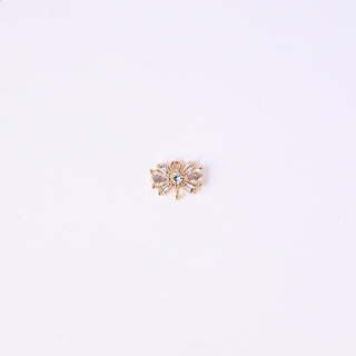 Connettore Zirconi Effetto Diamante Farfalla 8x11mm