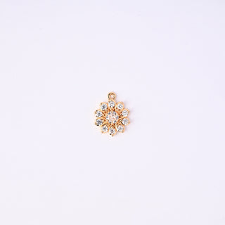 Pendente Zirconi Effetto Diamante Tondo 18x15mm