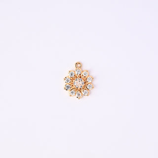 Pendente Zirconi Effetto Diamante Tondo 18x15mm