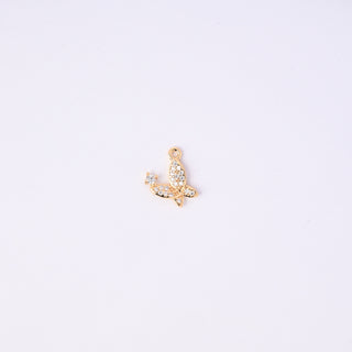 Pendente Zirconi Effetto Diamante Farfalla 16x14mm