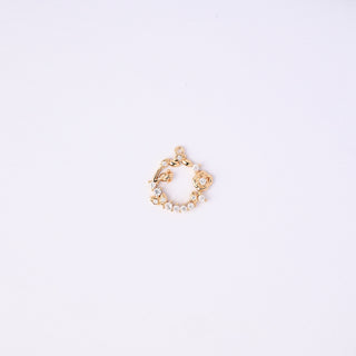 Pendente Zirconi Effetto Diamante Tondo 17x17mm