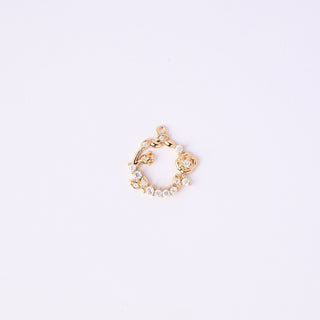 Pendente Zirconi Effetto Diamante Tondo 17x17mm