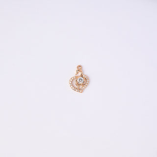 Pendente Zirconi Effetto Diamante Cigno 16x12mm