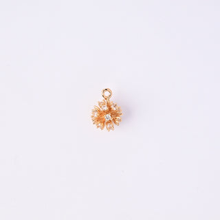 Pendente Zirconi Effetto Diamante Tondo 15x10mm
