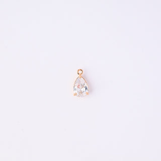 Pendente Zirconi Effetto Diamante Goccia 15x8mm