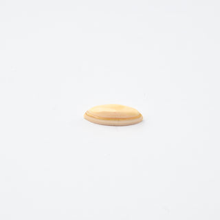 Cabochon Nuvola di Crema Navetta 17x5x5mm