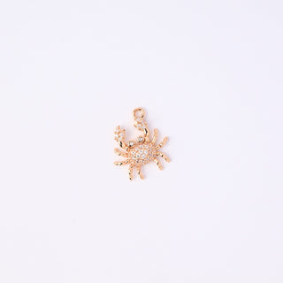 Pendente Zirconi Effetto Diamante Granchietto 20x16mm