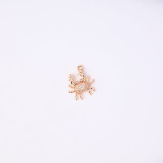 Pendente Zirconi Effetto Diamante Granchietto 20x16mm