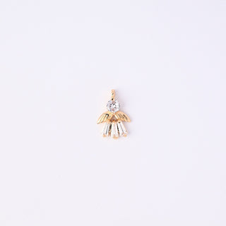 Pendente Zirconi Effetto Diamante Angioletto 17x11mm