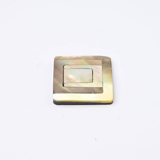 Perla Patina di Bronzo Quadrato 20x20mm