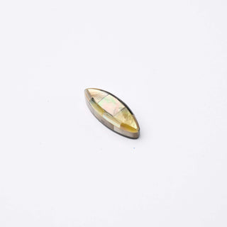 Cabochon Patina di Bronzo Navetta 17x7mm