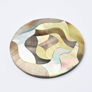 Cabochon Patina di Bronzo Disco Ø 45mm