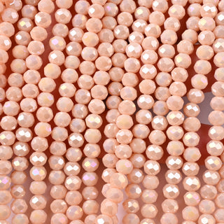 Cristalli Rondella Salmone AB 6mm
