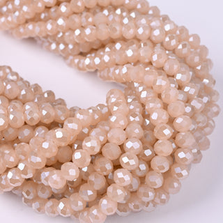 Cristalli Rondella Beige Rosato Opal 6mm