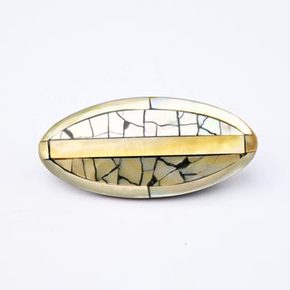 Cabochon Patina di Bronzo Navetta 41x19mm