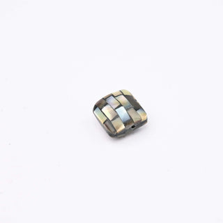 Perla Patina di Bronzo Quadrato 10x10mm