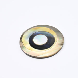 Cabochon Patina di Bronzo Disco Ø 30mm