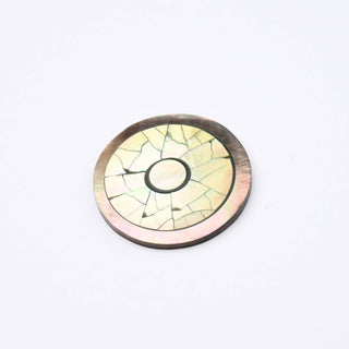 Cabochon Patina di Bronzo Disco Ø 26mm