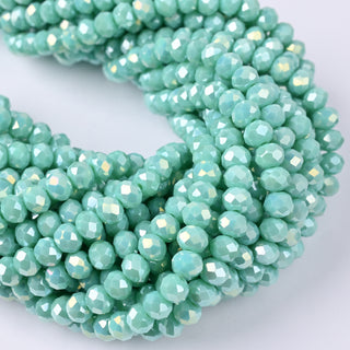 Cristalli Rondella Verde Giada AB 6mm