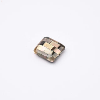 Perla Patina di Bronzo Quadrato 15x15mm