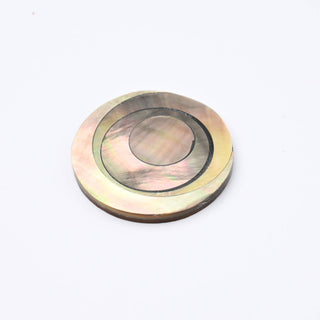 Cabochon Patina di Bronzo Disco Ø 30mm