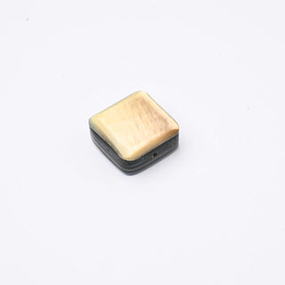 Perla Patina di Bronzo Quadrato 15x15mm