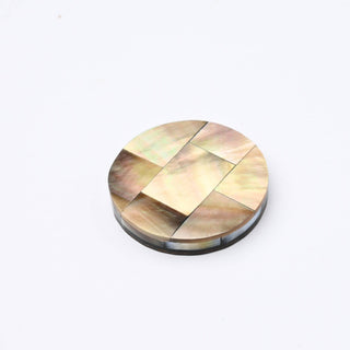 Cabochon Patina di Bronzo Disco 25mm