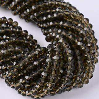 Cristalli Rondella Quarzo Fumé 6mm